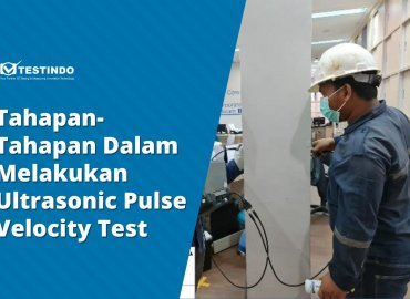 Ultrasonic pulse velocity test