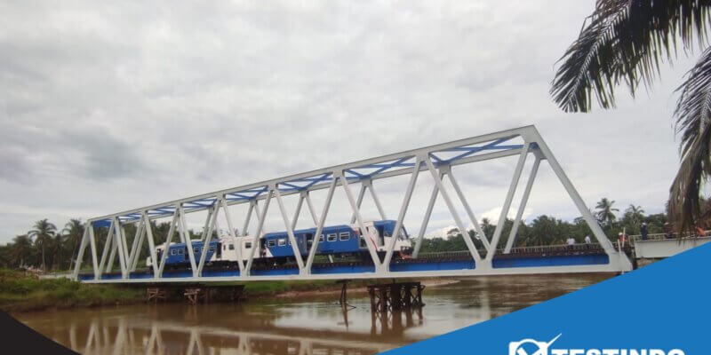 loading test jembatan KAI