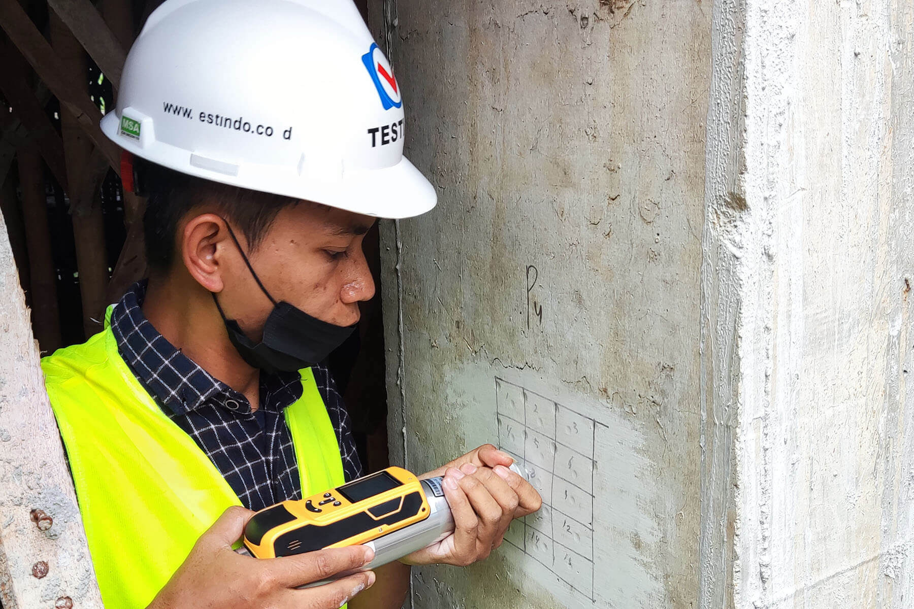hammer test beton