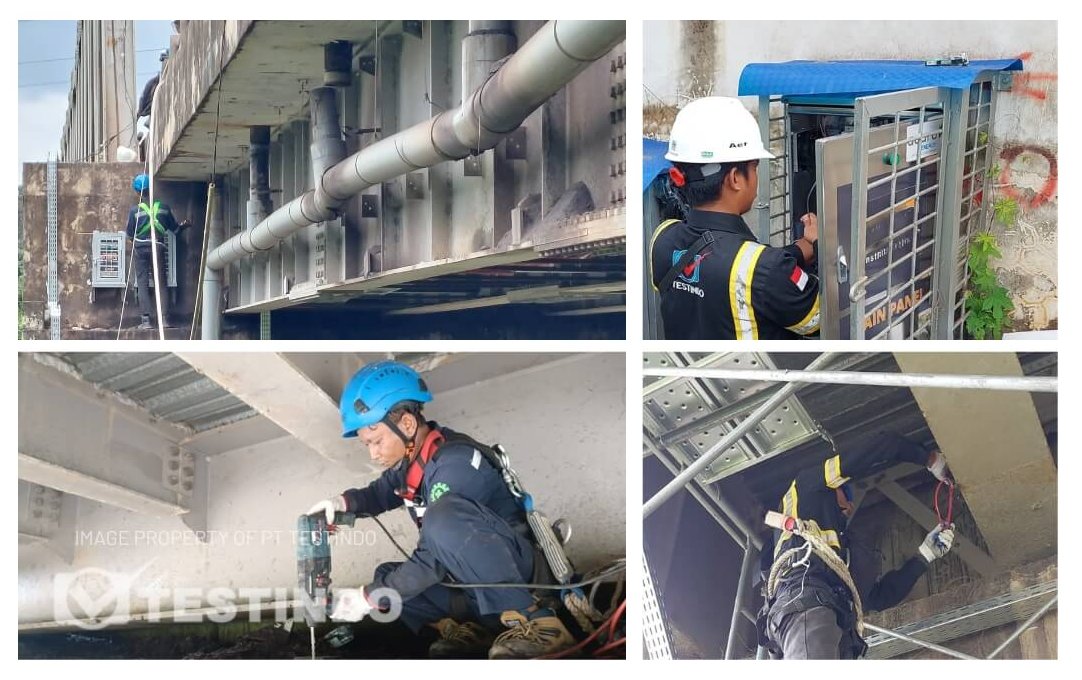 instalasi-sensor-shms-jembatan-lematang