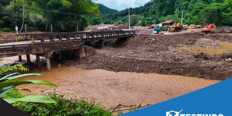 pengujian pada jembatan pasca bencana