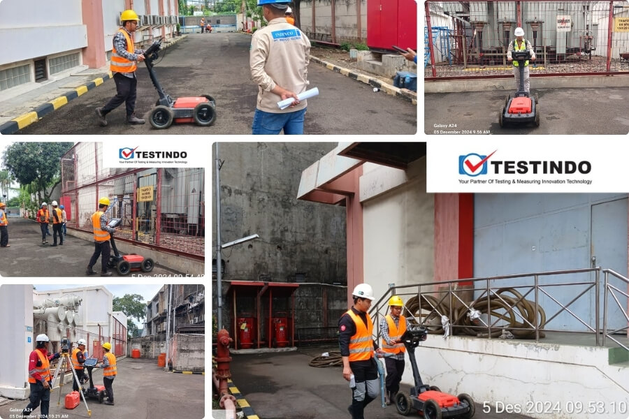 survey georadar PLN Grogol