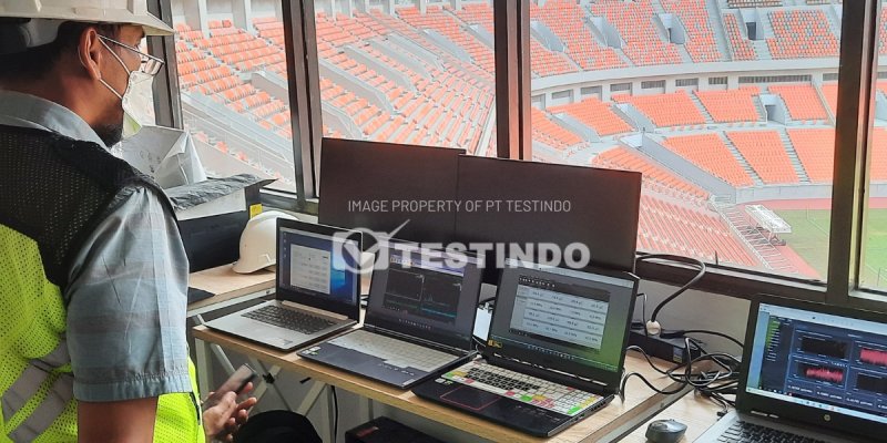 Project Pengujian & Monitoring Moving Retractable Roof Jakarta International Stadium