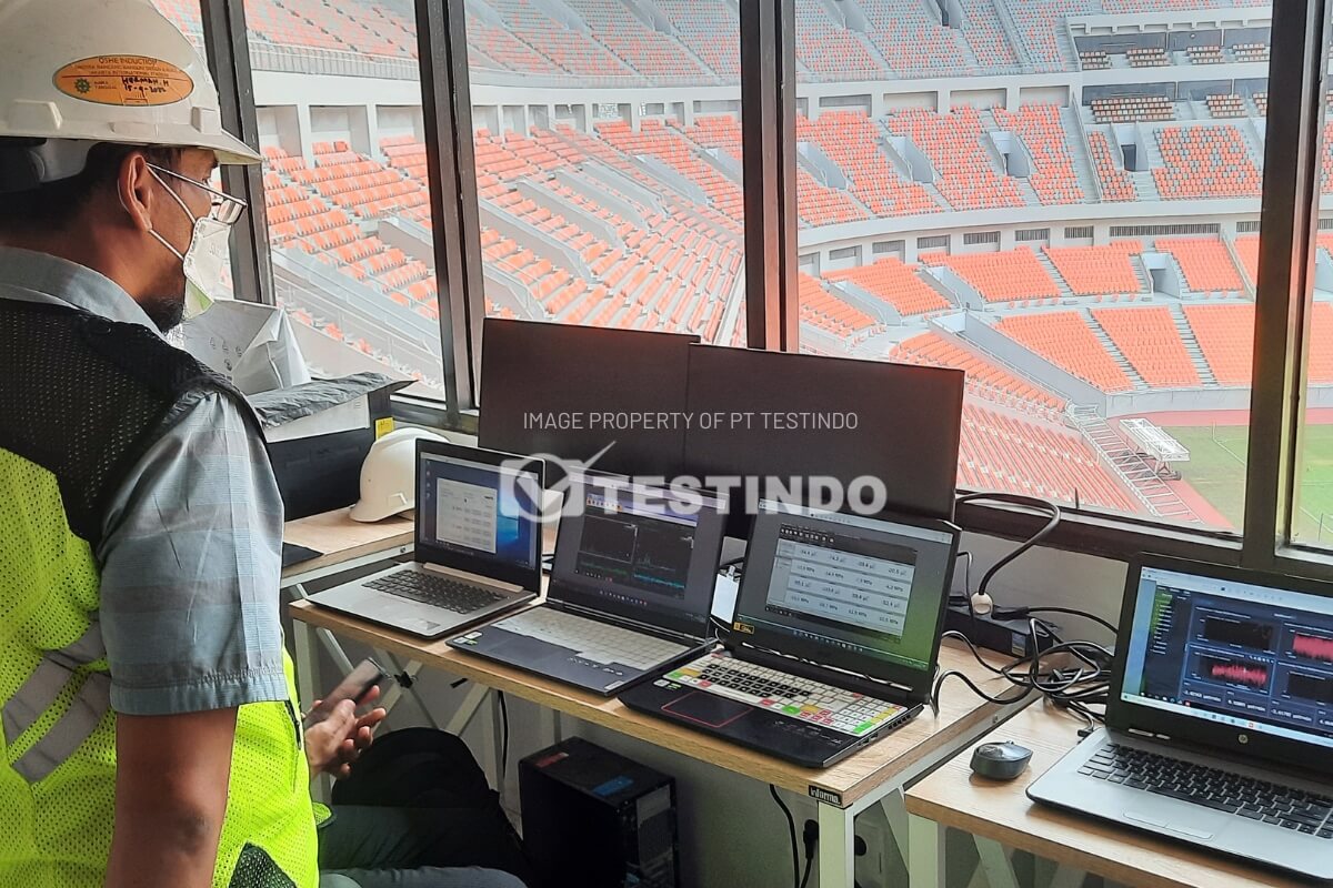 Project Pengujian & Monitoring Moving Retractable Roof Jakarta International Stadium