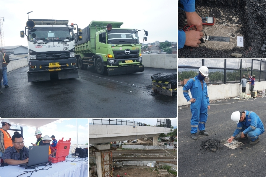 loading test jembatan ciroyom