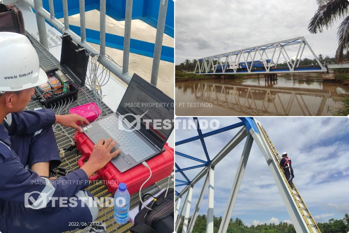 loading test jembatan kereta aceh