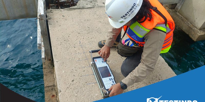 mendeteksi korosi bangunan di pinggir pantai