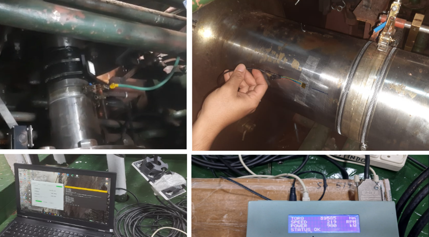 pengujian performa mesin kapal vibration shaft power