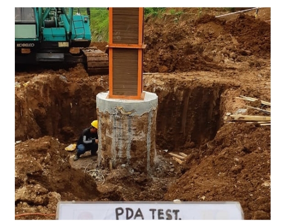 uji pondasi pda test