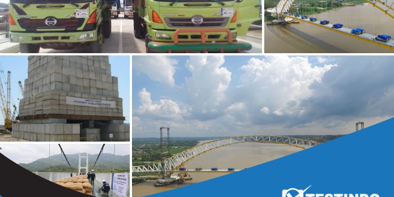 loading test static dan dynamic jembatan