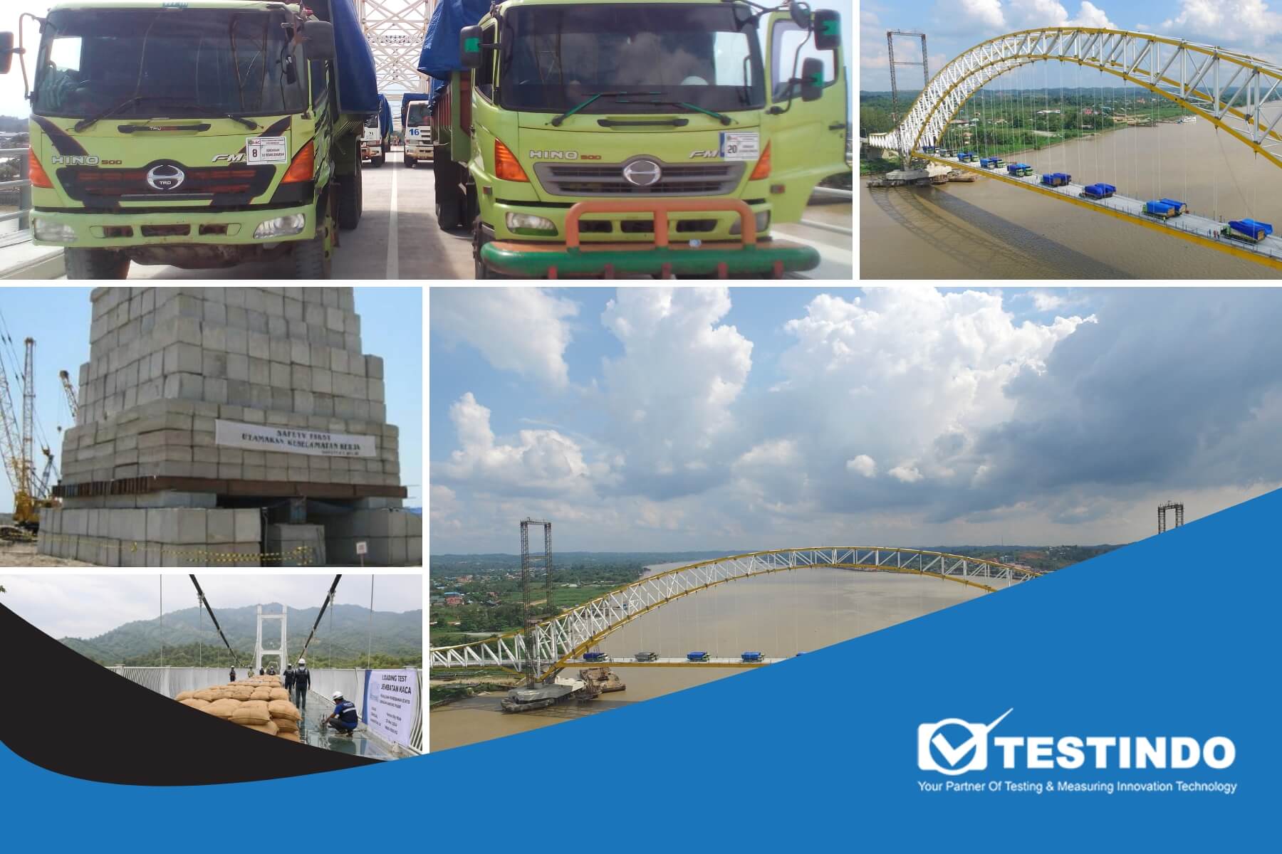 loading test static dan dynamic jembatan