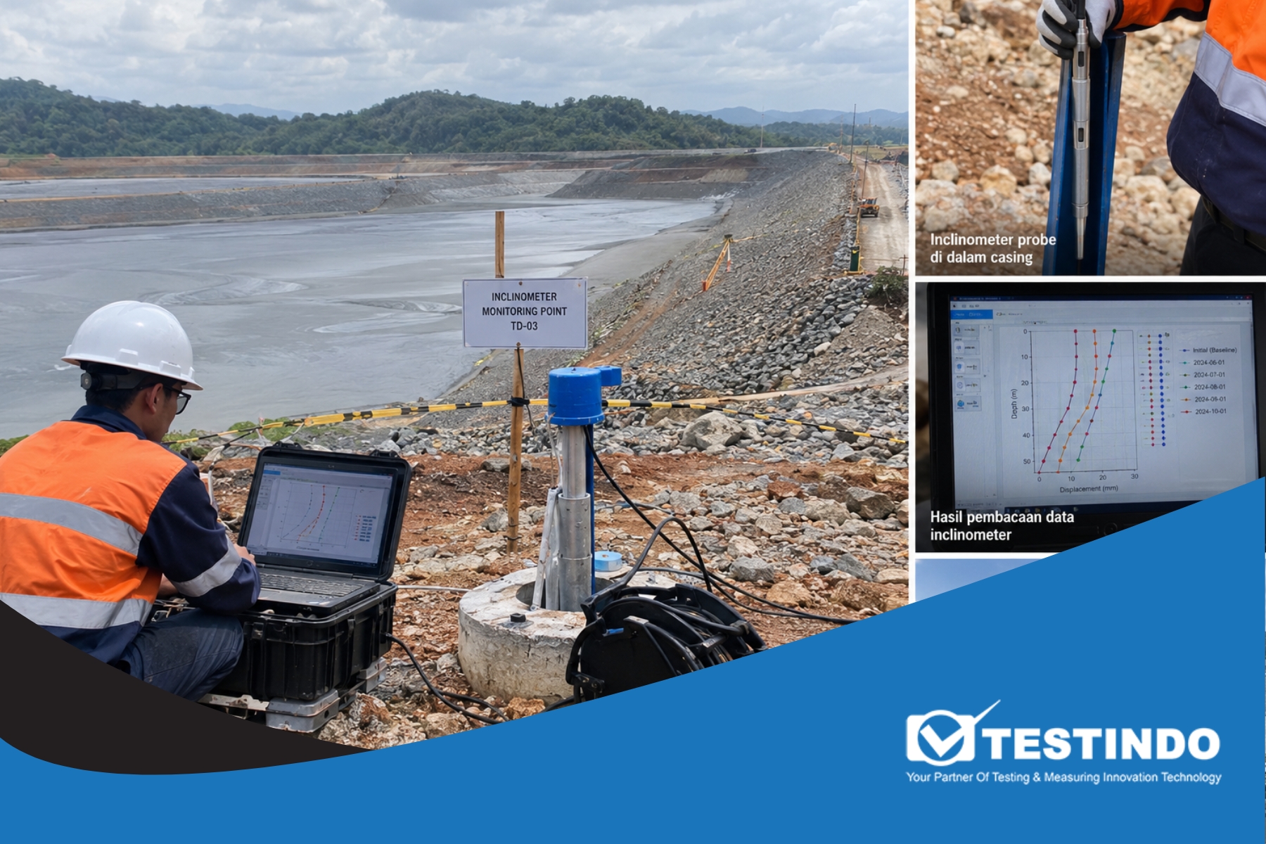 Monitoring Inclinometer Tailing Dam