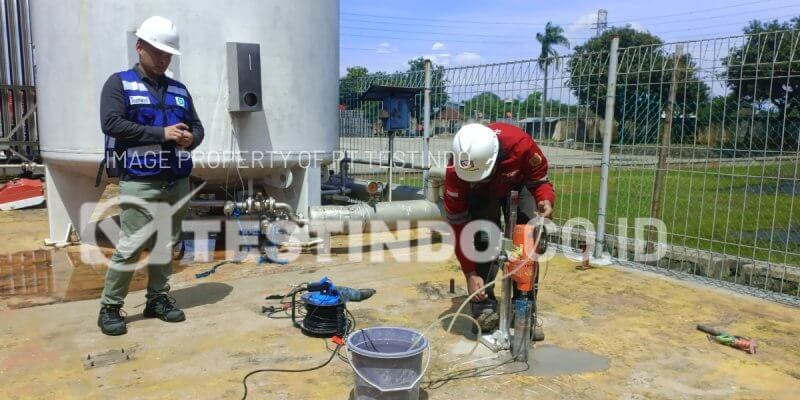 Assesment Fondasi Nitrogen Tank Pabrik Minuman