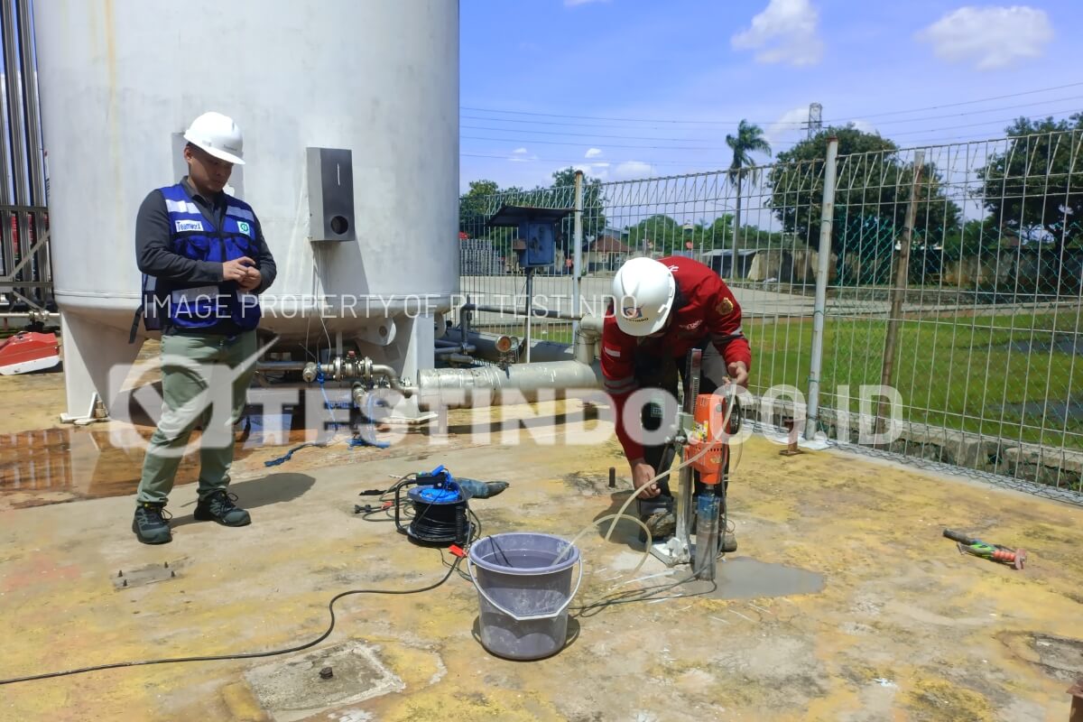 Assesment Fondasi Nitrogen Tank Pabrik Minuman