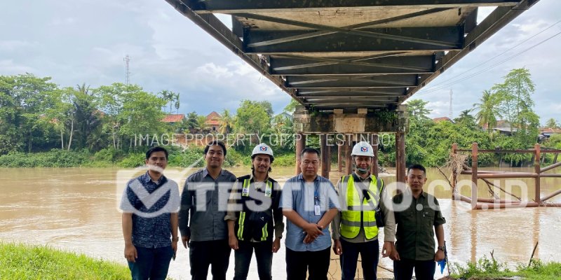 Project Pengujian 2 Jembatan Rangka Baja di Sumatera Selatan